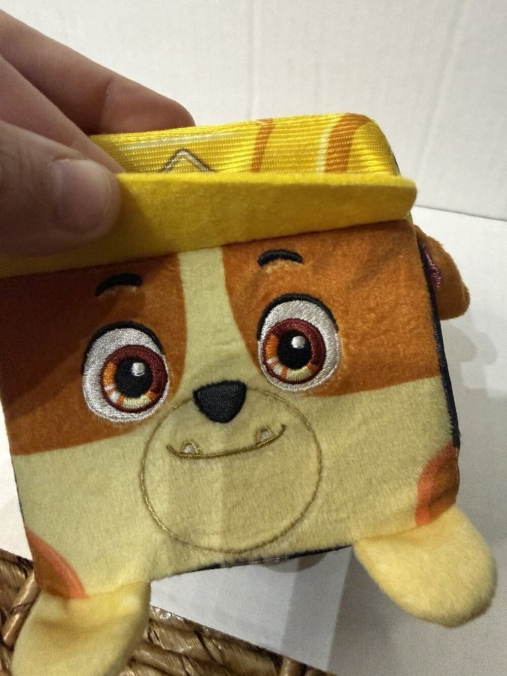Paw Patrol - Rubble - Cube Collectibles - Soft Plush - Nickelodeon  - 5"x 4"